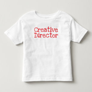 'Kreativdirektor' Lustiger Künstler Typography Kleinkind T-shirt