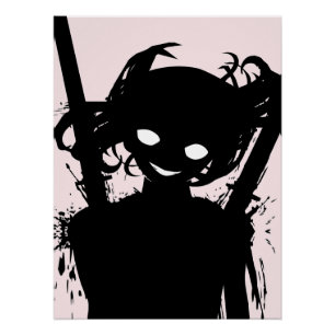 Kreative Anime-Wandkunst   Mädchen 15 Poster