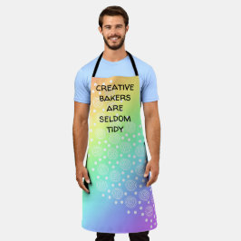 Kreative Bäcker sind selten Tidy Rainbow Gradient Schürze