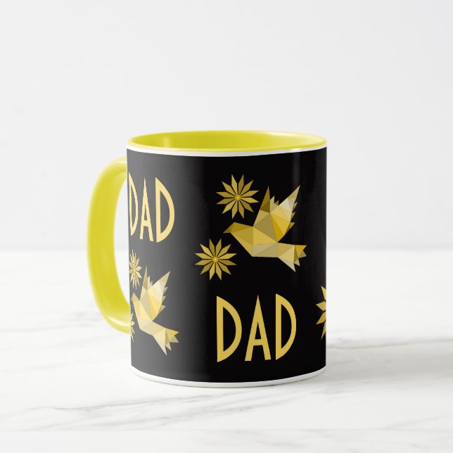 KREATIVE BIRD-TASSE FÜR DEN GEGENWÄRTIGEN VATER TASSE (Vorderseite Links)