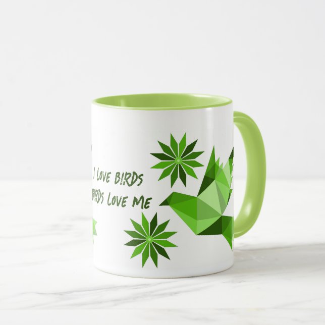 KREATIVE BIRD-TASSE FÜR DERZEIT TASSE (VorderseiteRechts)