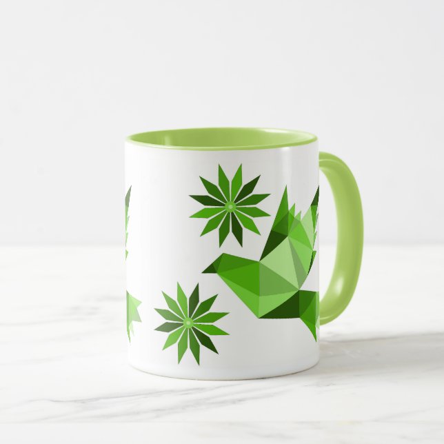 KREATIVE BIRD-TASSE FÜR DERZEIT TASSE (VorderseiteRechts)