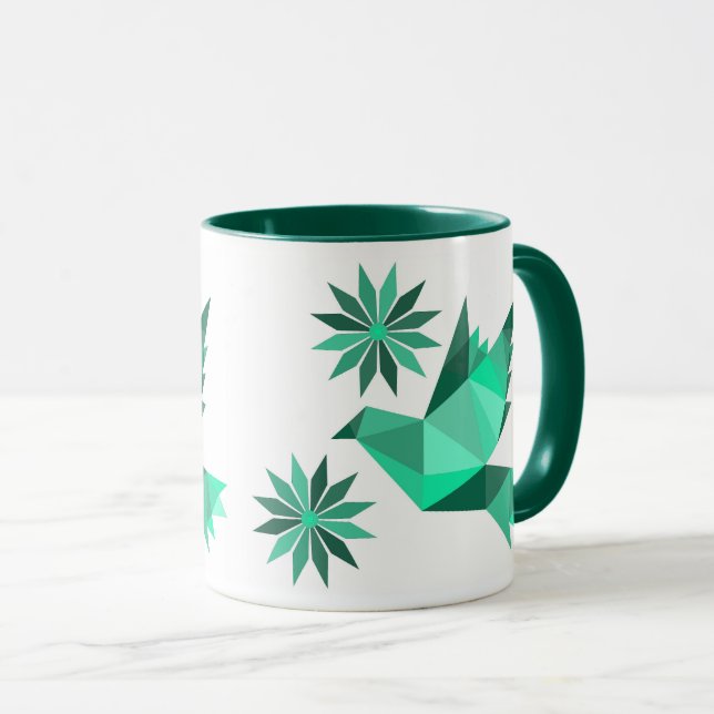 KREATIVE BIRD-TASSE FÜR DERZEIT TASSE (VorderseiteRechts)