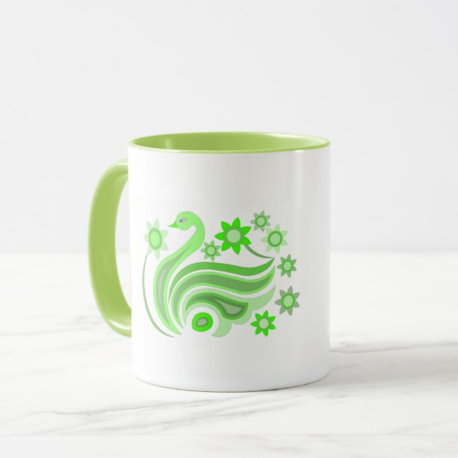 KREATIVE BIRD-TASSE FÜR DERZEIT TASSE (Vorderseite Links)