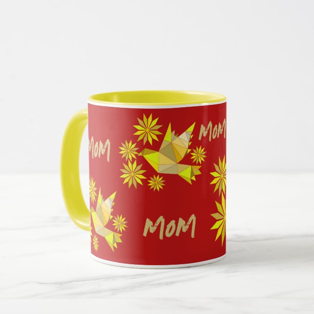 KREATIVE BIRD-TASSE FÜR DIESE MAMA TASSE (Vorderseite Links)