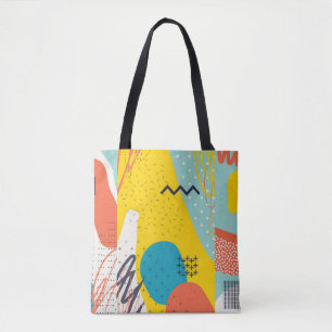 Kreative Doodle-Kunstkopfzeile mit verschiedenen F Tasche