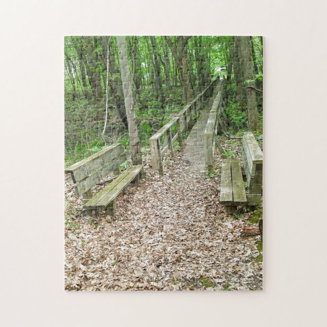 Kreative Fallspur Wanderung Foto Puzzle (Vertikal)