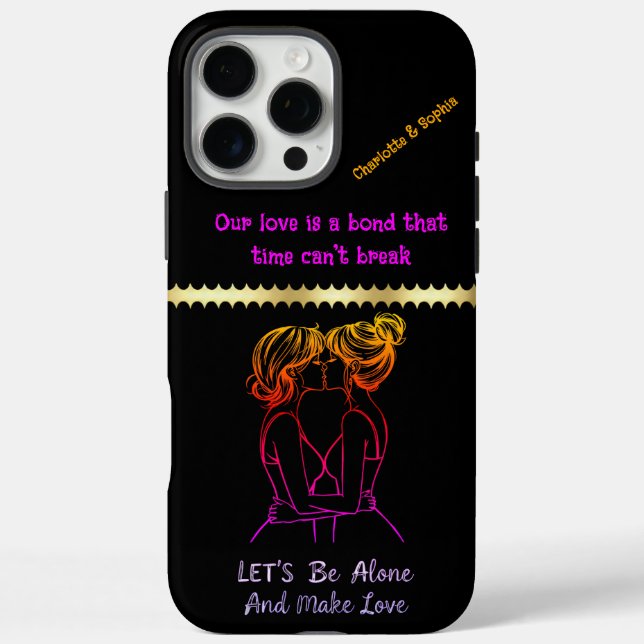 Kreative Frauen in spielerischer Dessous iPhone 16 Pro Max Hülle (Rückseite)
