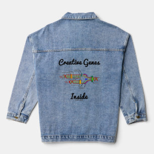 Kreative Gene innerhalb der DNA-Replikation Jeansjacke