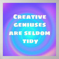 Kreative Genien sind selten tidy