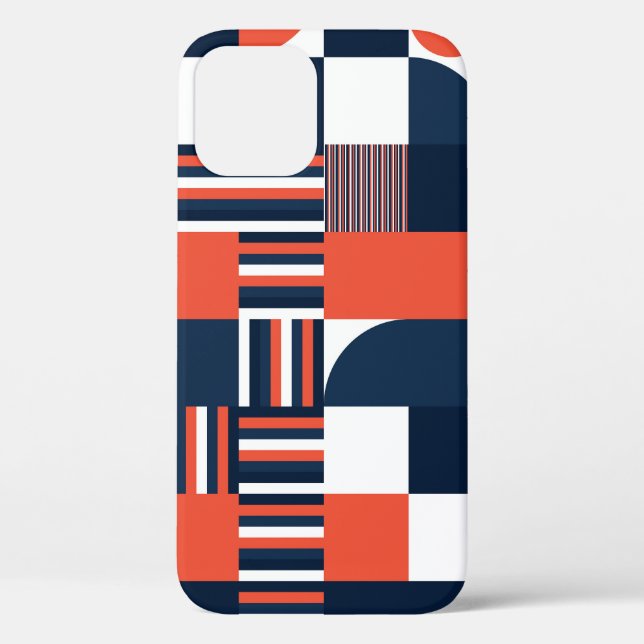 Kreative Geometrie: Modernes Nahtloses Design Case-Mate iPhone Hülle (Rückseite)