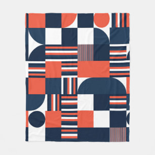 Kreative Geometrie: Modernes Nahtloses Design Fleecedecke