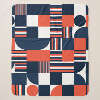 Kreative Geometrie: Modernes Nahtloses Design Sherpadecke