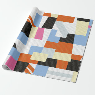 Kreative geometrische Formen, Längenmuster Geschenkpapier