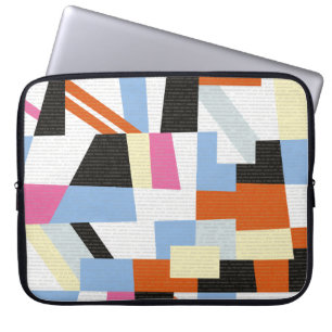 Kreative geometrische Formen, Längenmuster Laptopschutzhülle