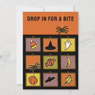 Kreative Halloween-Party-Einladungen Einladung