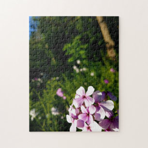 Kreative Holzblume grün Foto-Puzzle