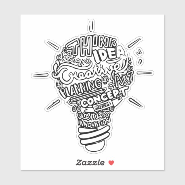 Kreative Ideen Aufkleber (Blatt)