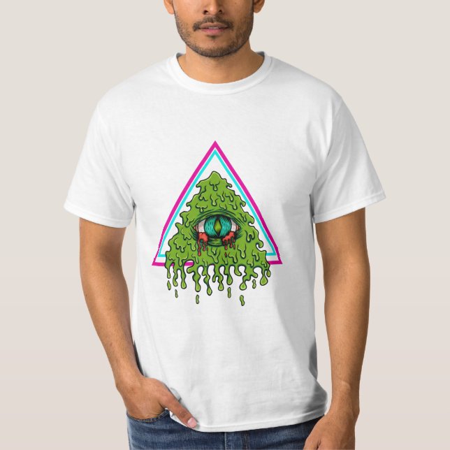 KREATIVE ILLUMINATI-SYMBOLE  T-Shirt (Vorderseite)