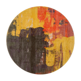 Kreative künstlerische Skizze, bunte Textur. Schneidebrett