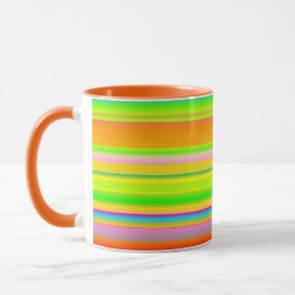 Kreative, leuchtend vielfarbige, künstlerisch gest tasse