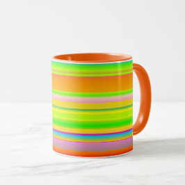 Kreative, leuchtend vielfarbige, künstlerisch gest tasse