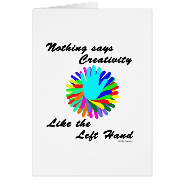 Kreative links Hand (Vorne)