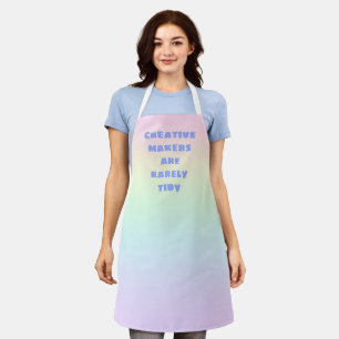 Kreative Macher sind selten Tidy Pastel Rainbow Schürze