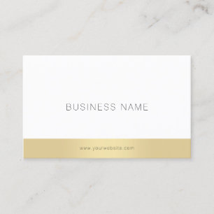 Kreative Moderne Elegante Gold Einfaches Design Tr Visitenkarte