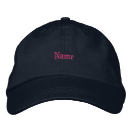 Kreative Navy Lifestyle Kopfbedeckung Signatur Na Bestickte Baseballkappe