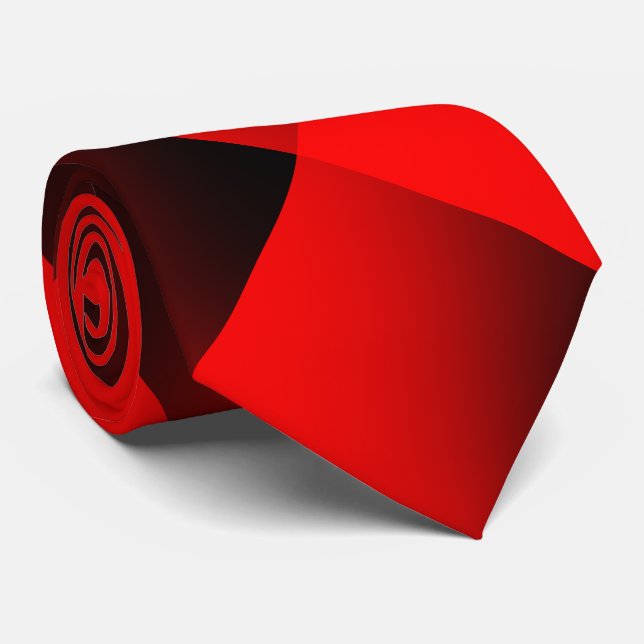 Kreative Original Braun Rote Abstrakte Kunst Krawatte (Gerollt)