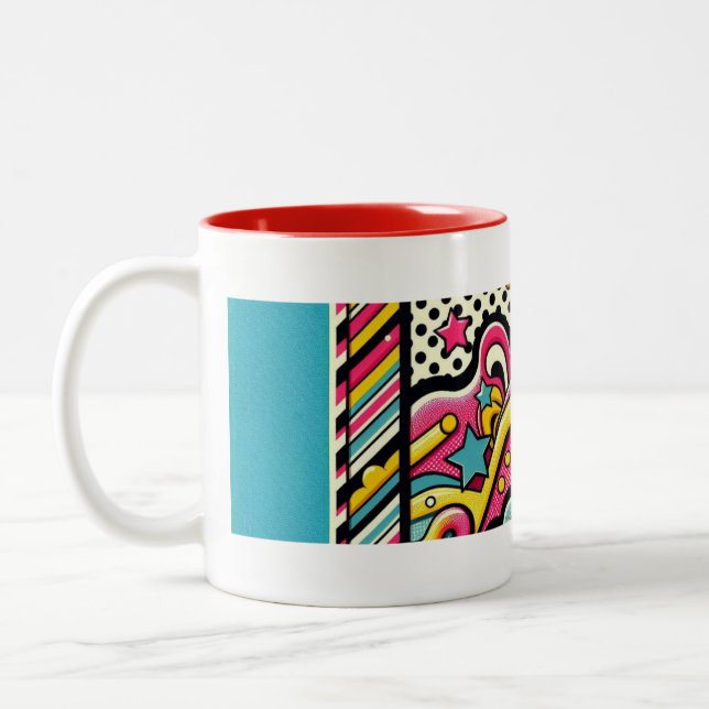 Kreative Pop Kunst FUN Tasse (Links)