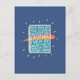 Kreative Postkarte