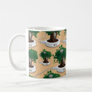 Kreative Tapete Kaffeetasse