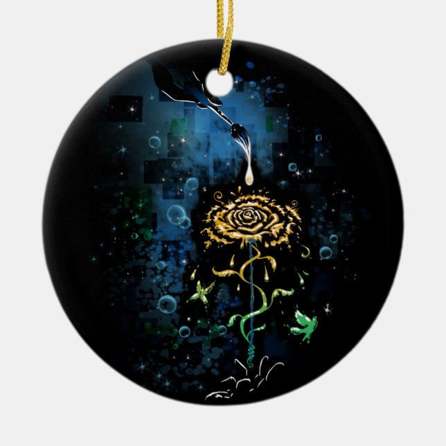 Kreative Träume Keramik Ornament (Vorne)