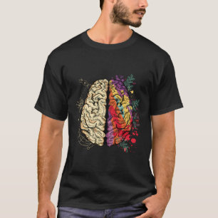 Kreative und logische Hu-Gehirnanatomie T-Shirt