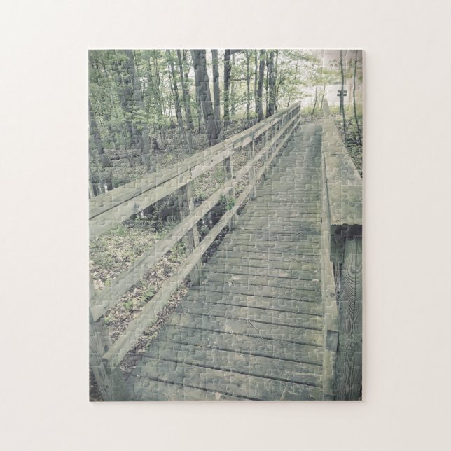 Kreative Vintage Fallspur Foto-Puzzle (Vertikal)