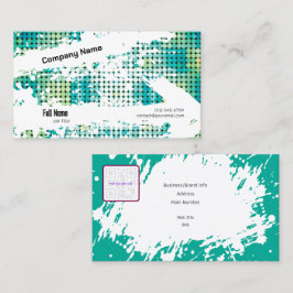 Kreative Visitenkarte mit QR - Retro Vibes (B)