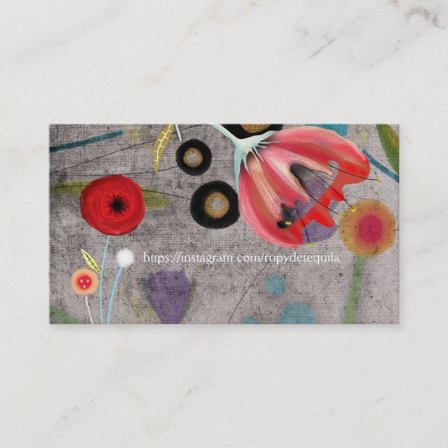 Kreative Visitenkarten Visitenkarte (Vorderseite)