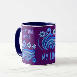 KREATIVE VOGELTASSE, UM DEINE LIEBE ZU VERSCHENKEN TASSE