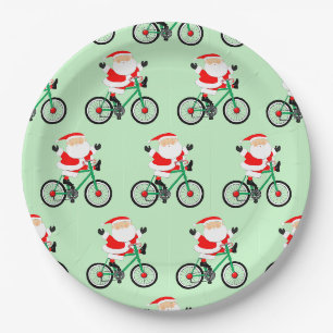Kreative Weihnachtsfeier Papierplatte Pappteller