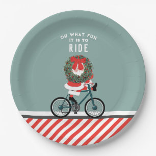 Kreative Weihnachtsfeier Papierplatte Pappteller