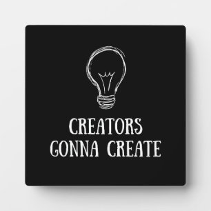 Kreative werden schaffen Minimalist Artist Makers Fotoplatte