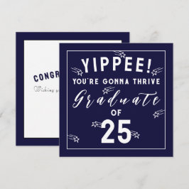 Kreativer Abschluss 2025 Karte