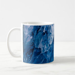 Kreativer abstrakter handgemalter Hintergrund, Wal Kaffeetasse