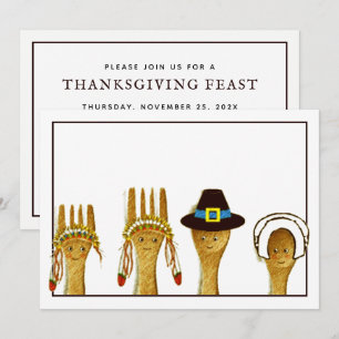 Kreativer Erntedank Einladung