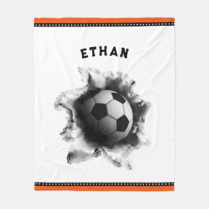 Kreativer Fußball Fleecedecke