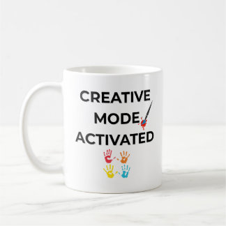 Kreativer Modus aktiviert – Lehrertasse Kaffeetasse