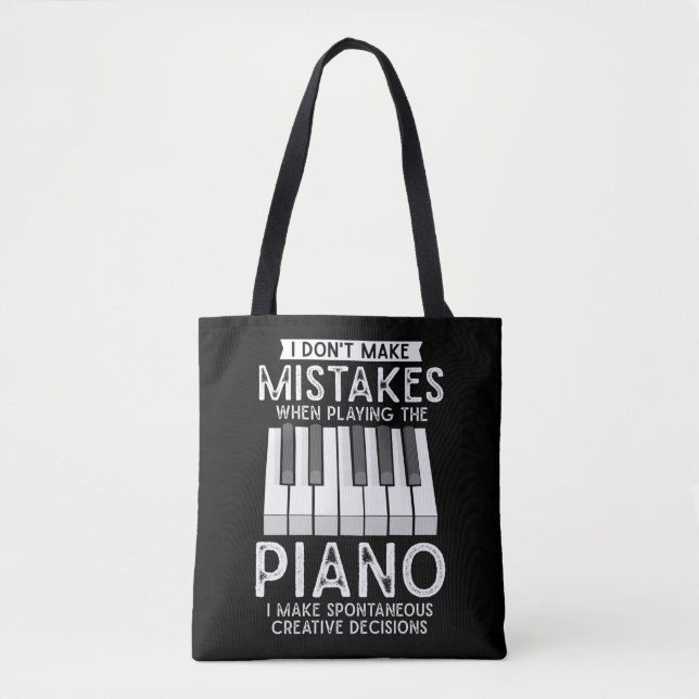 Kreativer Pianist Witty Piano Musiker Musik Lover Tasche (Vorderseite)
