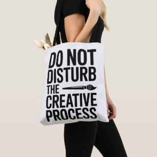 Kreativer Prozess Typografie Design Tasche